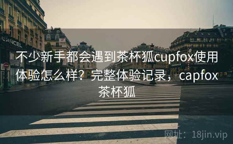 不少新手都会遇到茶杯狐cupfox使用体验怎么样？完整体验记录，capfox茶杯狐