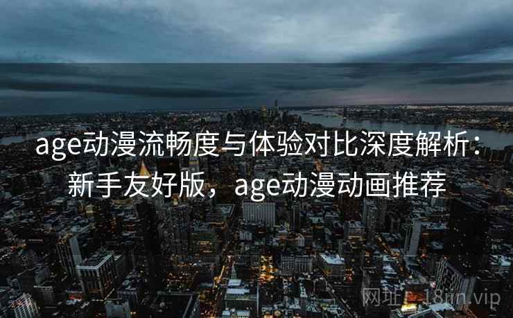 age动漫流畅度与体验对比深度解析：新手友好版，age动漫动画推荐