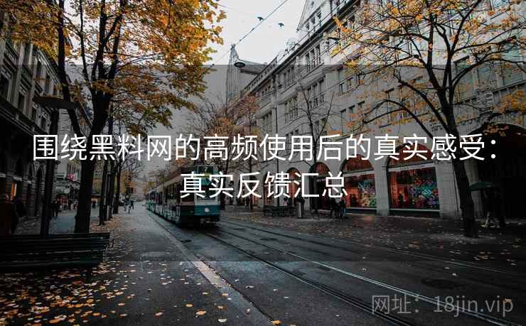 围绕黑料网的高频使用后的真实感受：真实反馈汇总